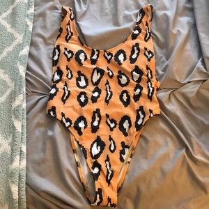 One piece bathing suit